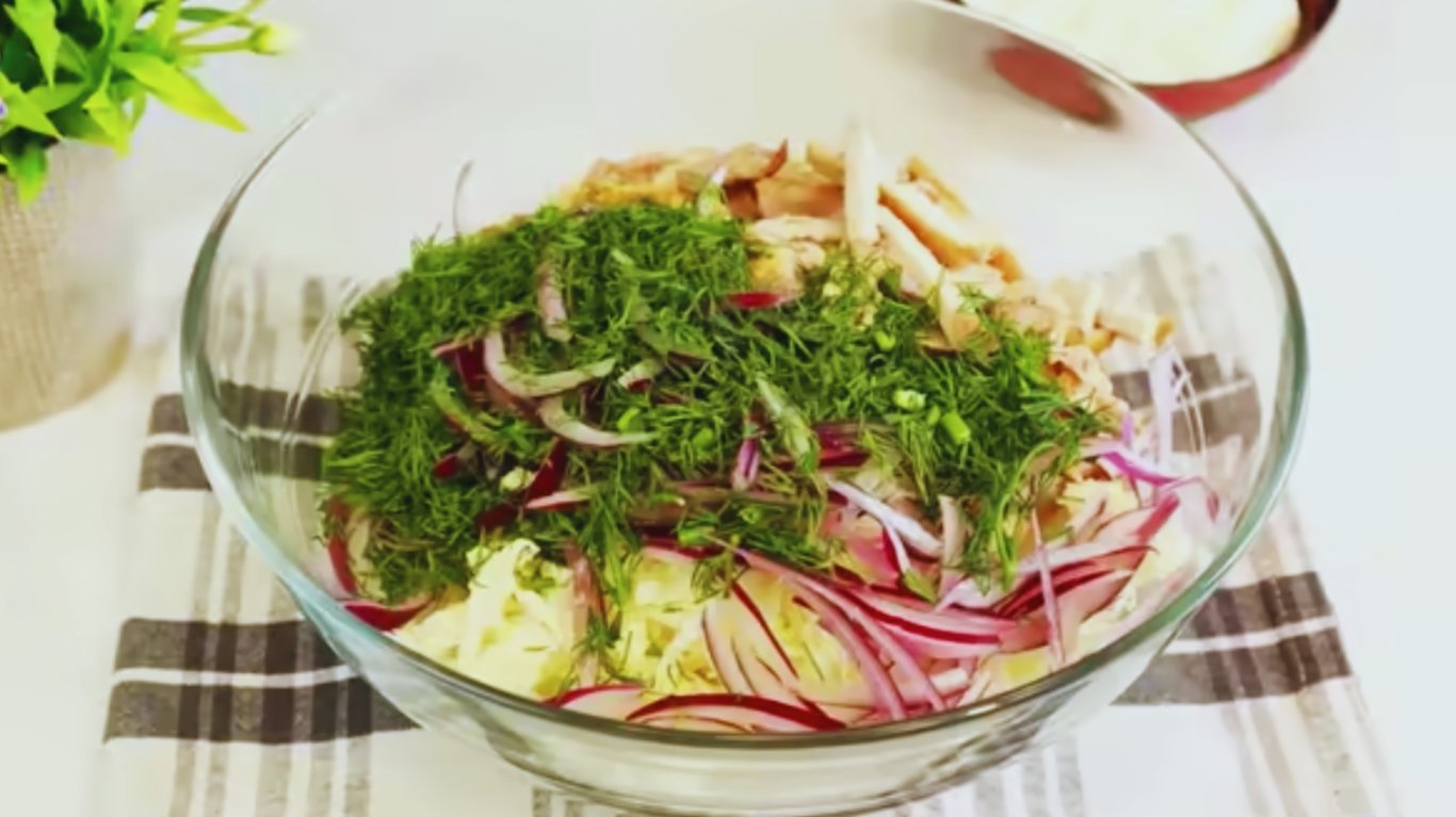 рецепт салату з пекінською капустою
