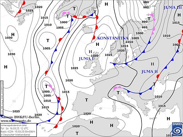 Прогноз погоди в Україні на 16 березня