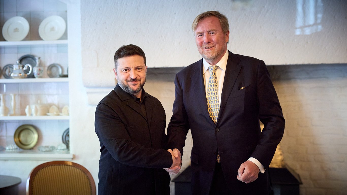 Зеленський та король Нідерландів обговорили подальшу підтримку України