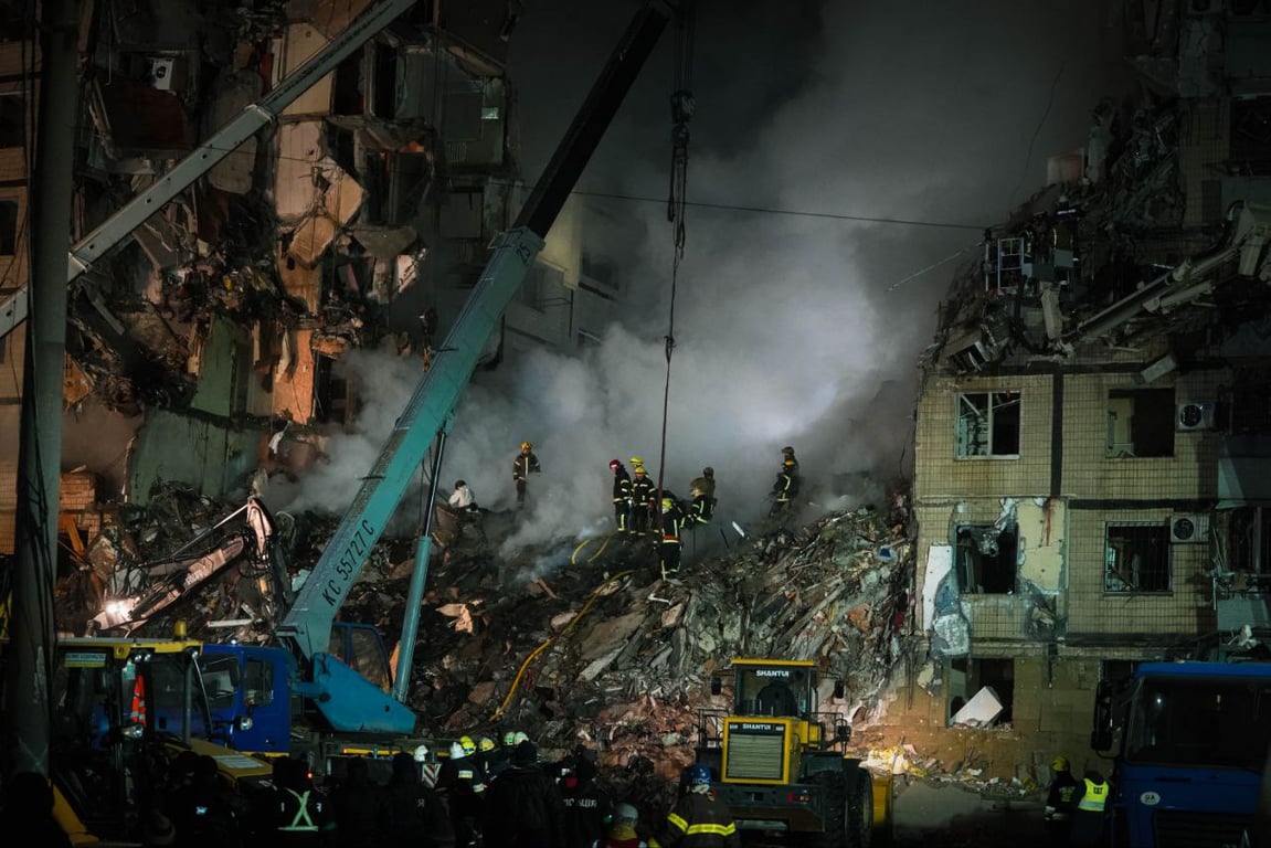 Атака РФ на Днепр 14 января 2023 года