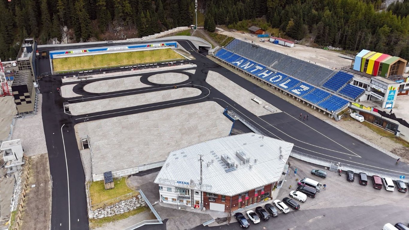 Биатлонный стадион в Антерсельве