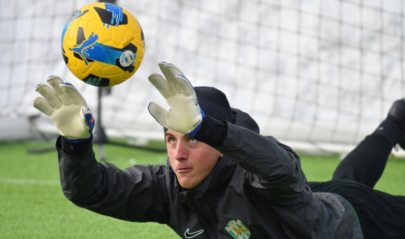 Назар Домчак тренируется в составе "Карпат"