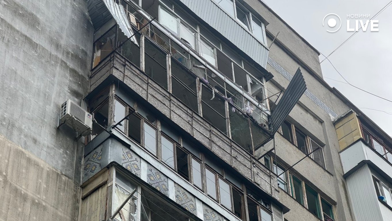 Наслідки обстрілу Одеси