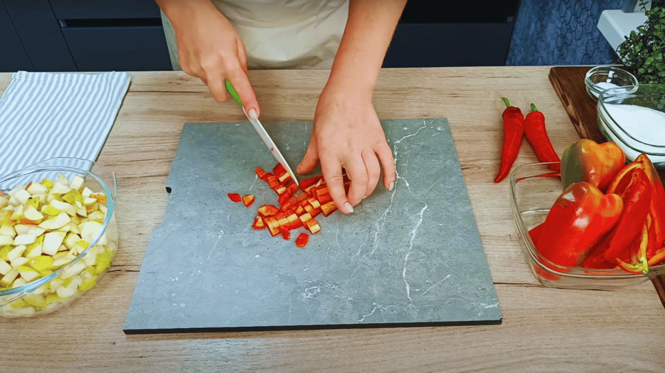 солодкий чилі на зиму