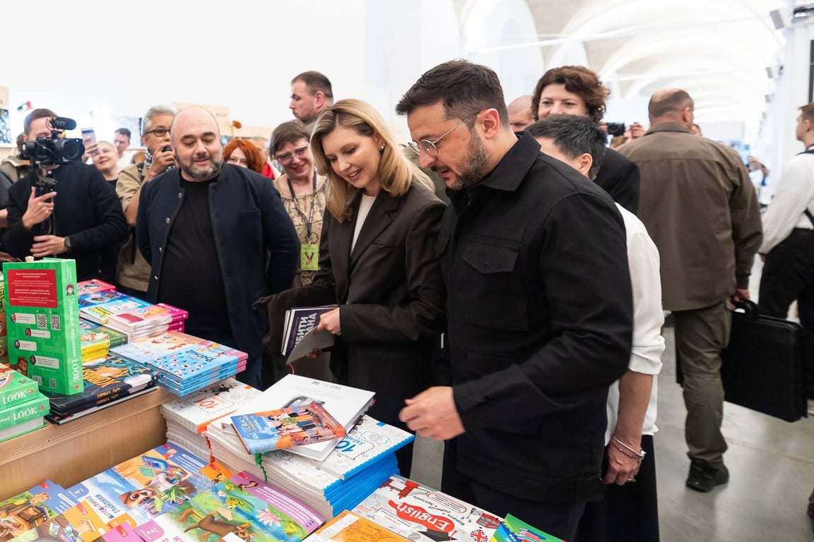 Зеленські на Книжковому Арсеналі