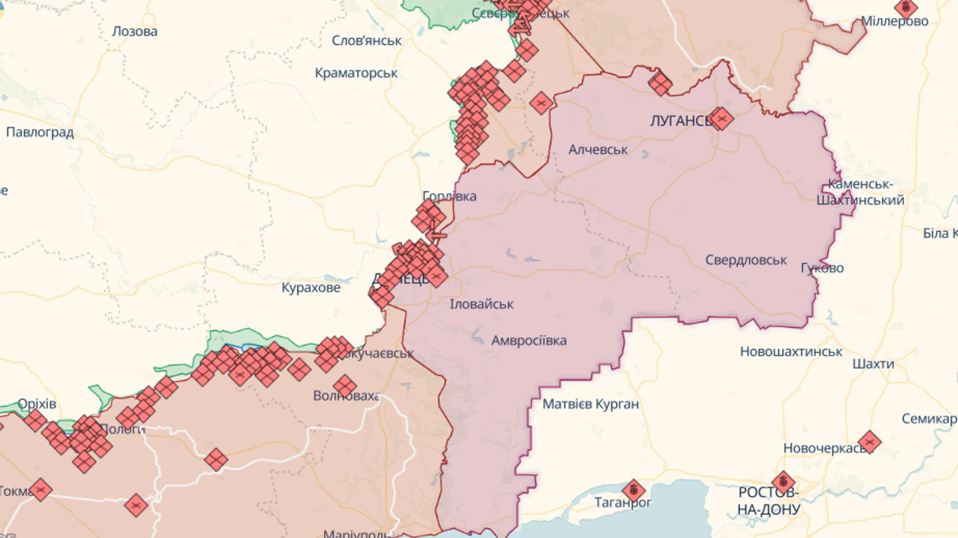Онлайн-карты боевых действий в Украине на сегодня, 20 августа: DeepState, Liveuamap, ISW