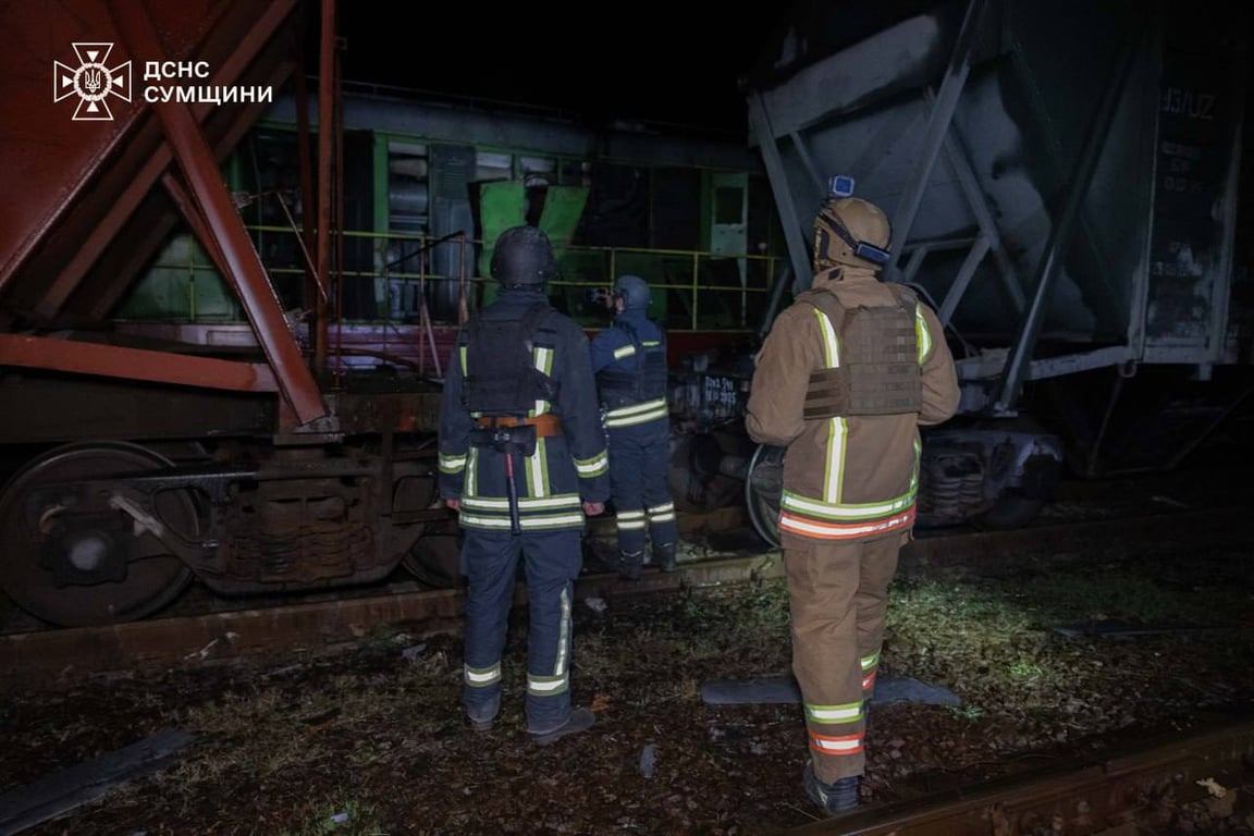 Удар по залізниці Суми