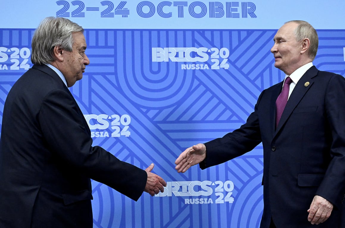 Гутерриш встречается с Путиным