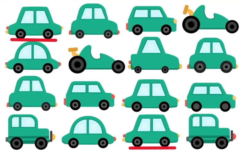 Лише один з 10 легко знаходять на малюнку дві однакові машини за п'ять секунд - фото 2