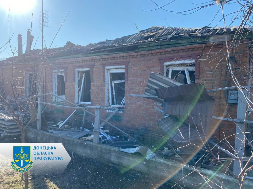 Наслідки обстрілу Донеччини 6 березня