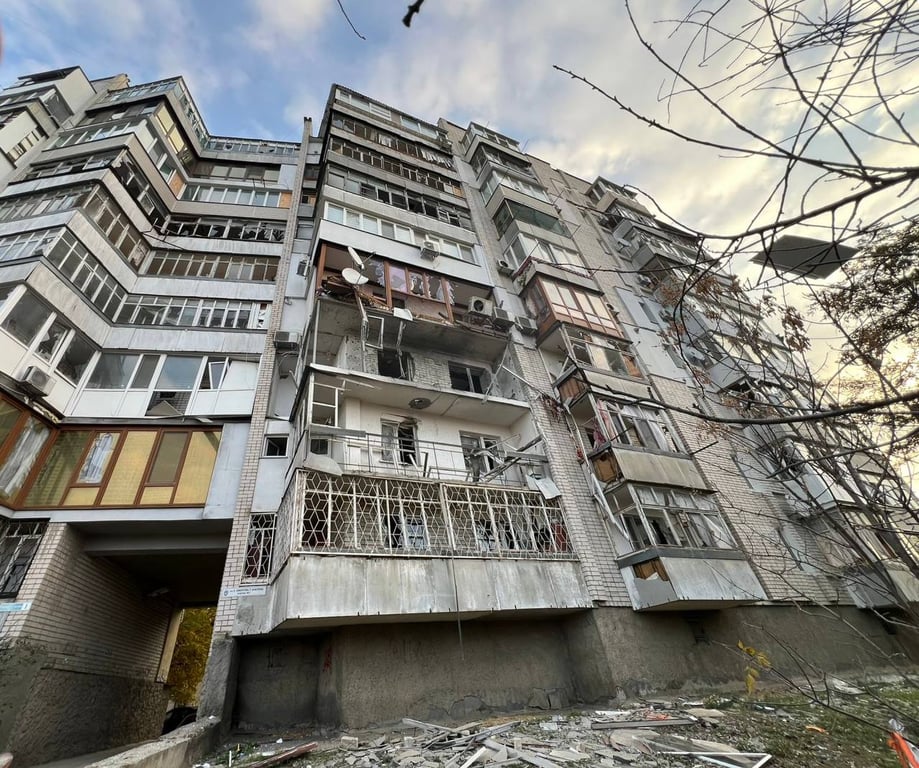 Удар по Херсону