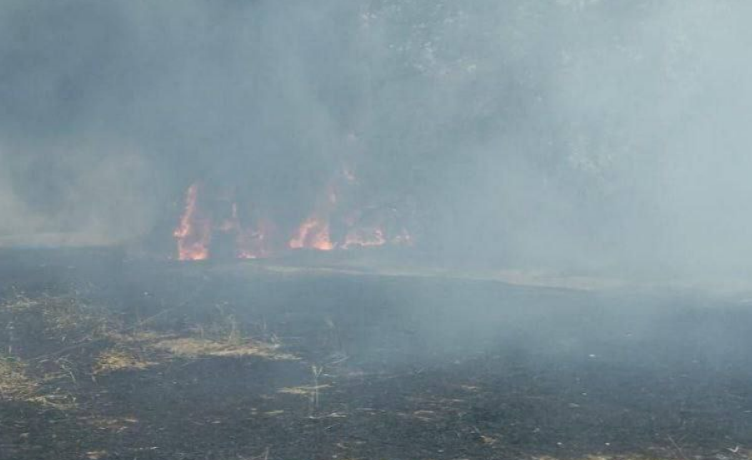 Внаслідок влучання ракети 28 червня сталась пожежа на Одешині