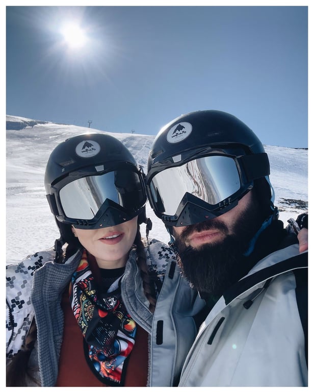 Юлія Саніна з чоловіком