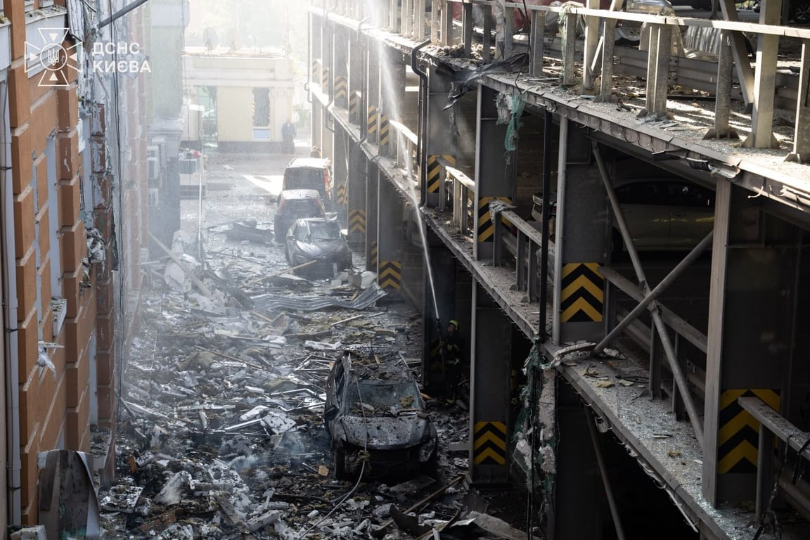 Удар Росії по Києву 23 вересня