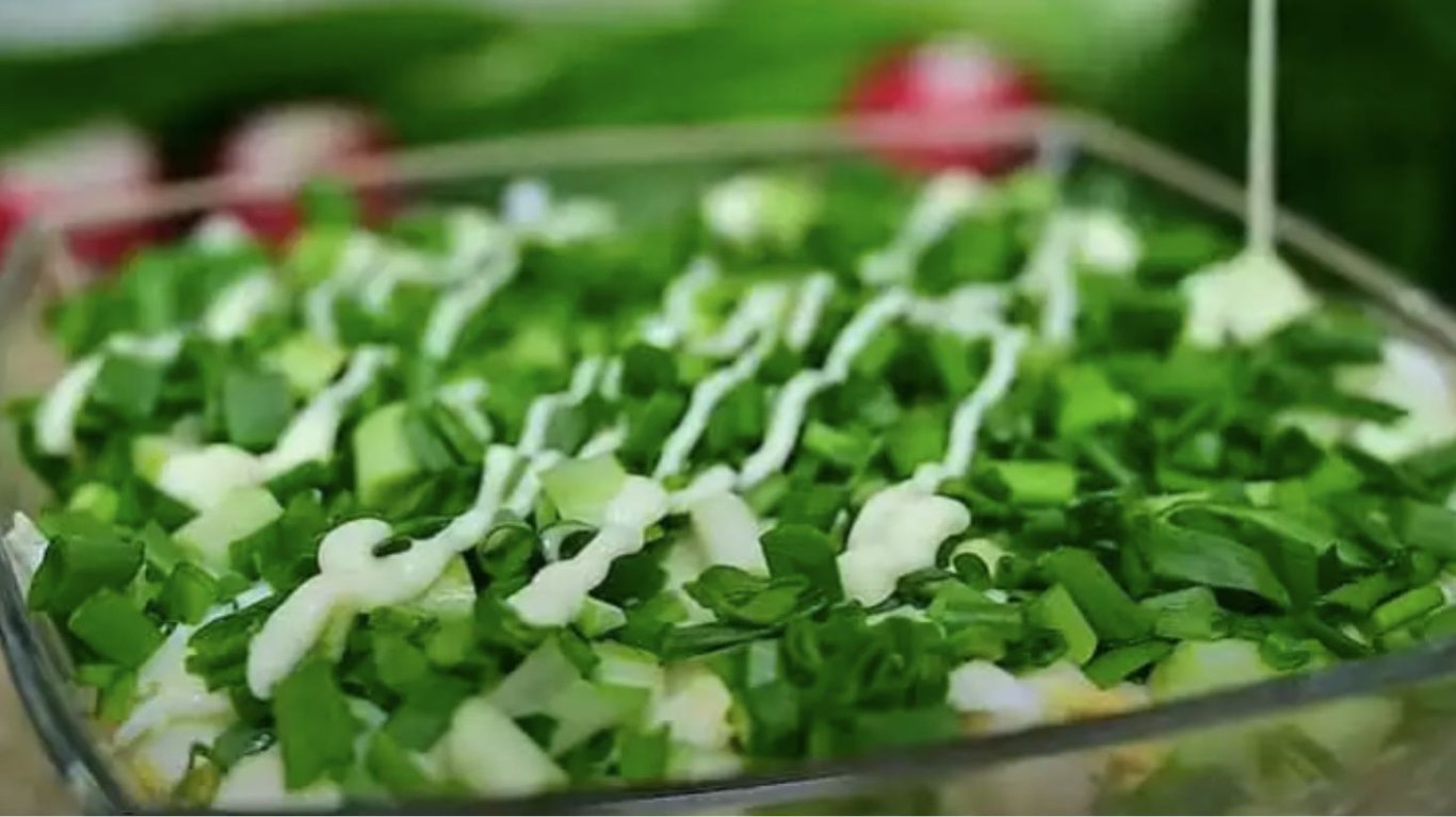 салат Ніжність на Великдень дуже смачний