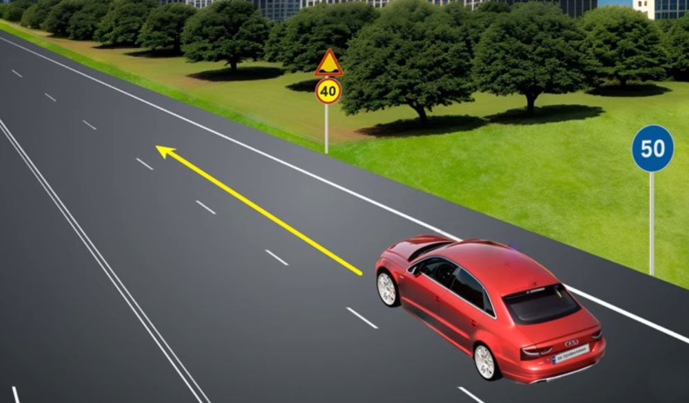 Тест с ПДД на знание знаков - какая скорость разрешена авто - фото 1