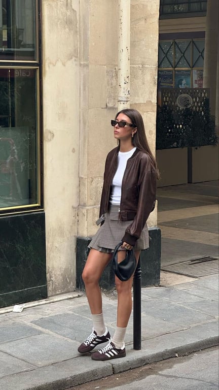 Adidas Samba in a brown colorway
