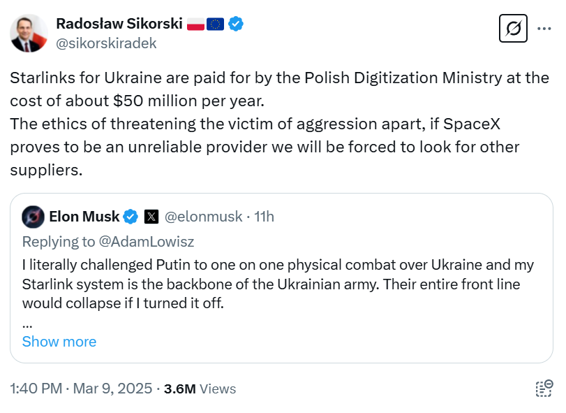 Starlink Польща