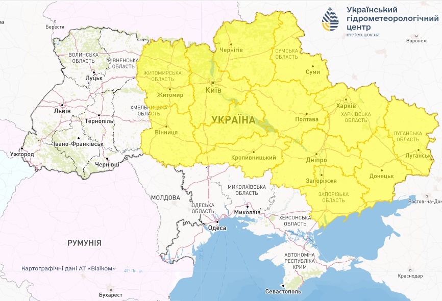 Погода в Україні 23 липня