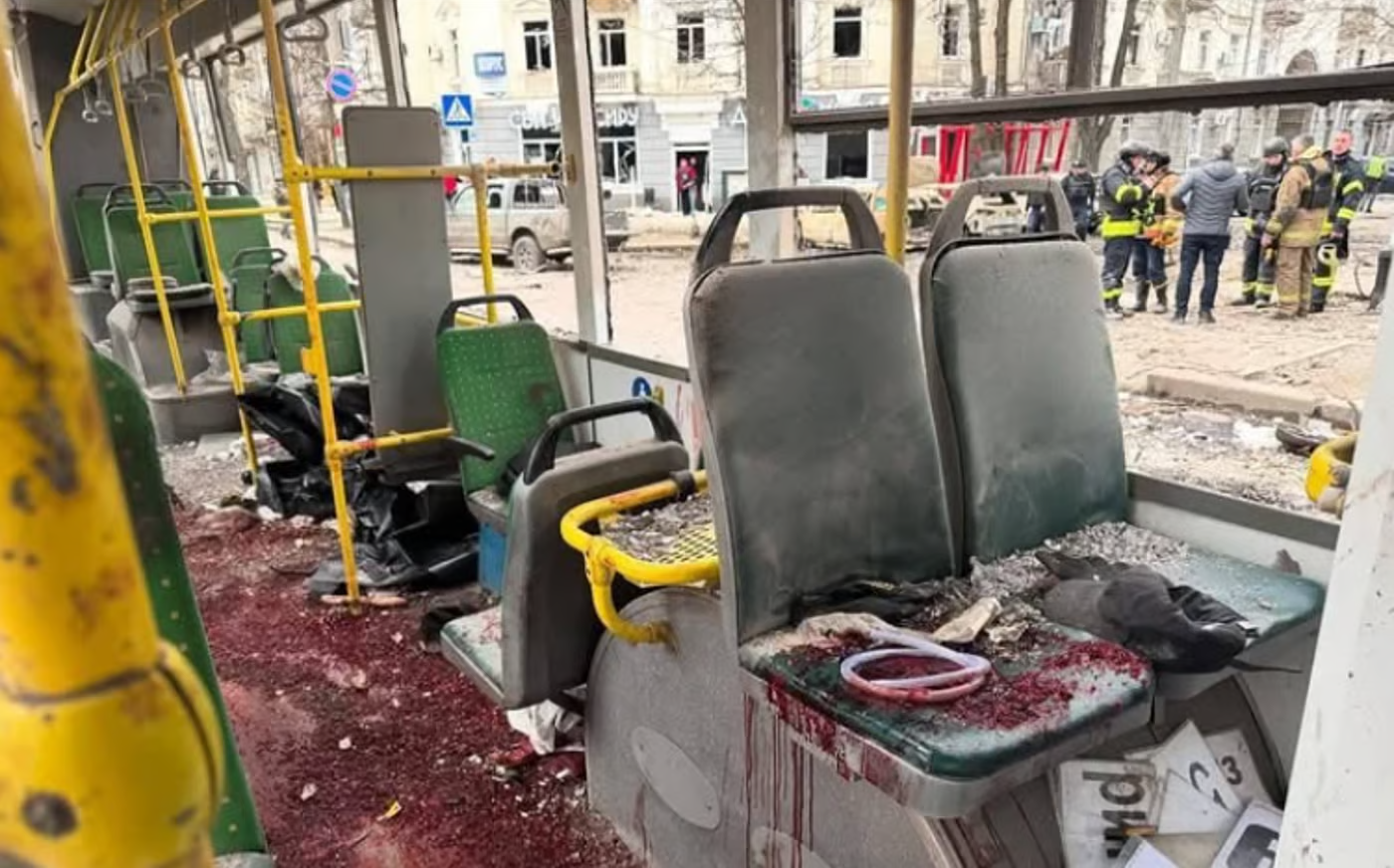 Russian strike on Sumy Ukraine April 13