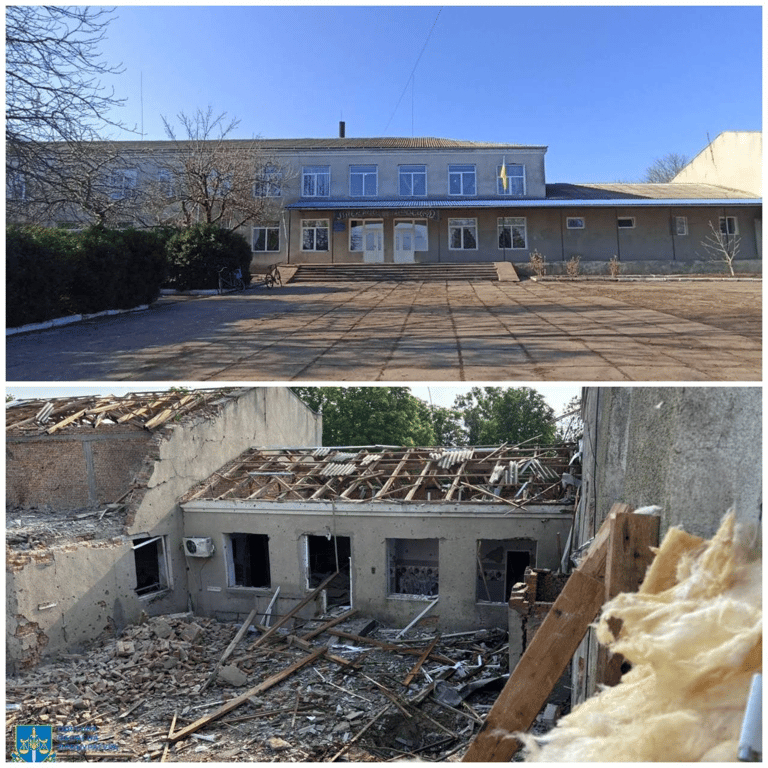 Уничтоженные лицей и медучреждение на Одесчине — что известно - фото 1