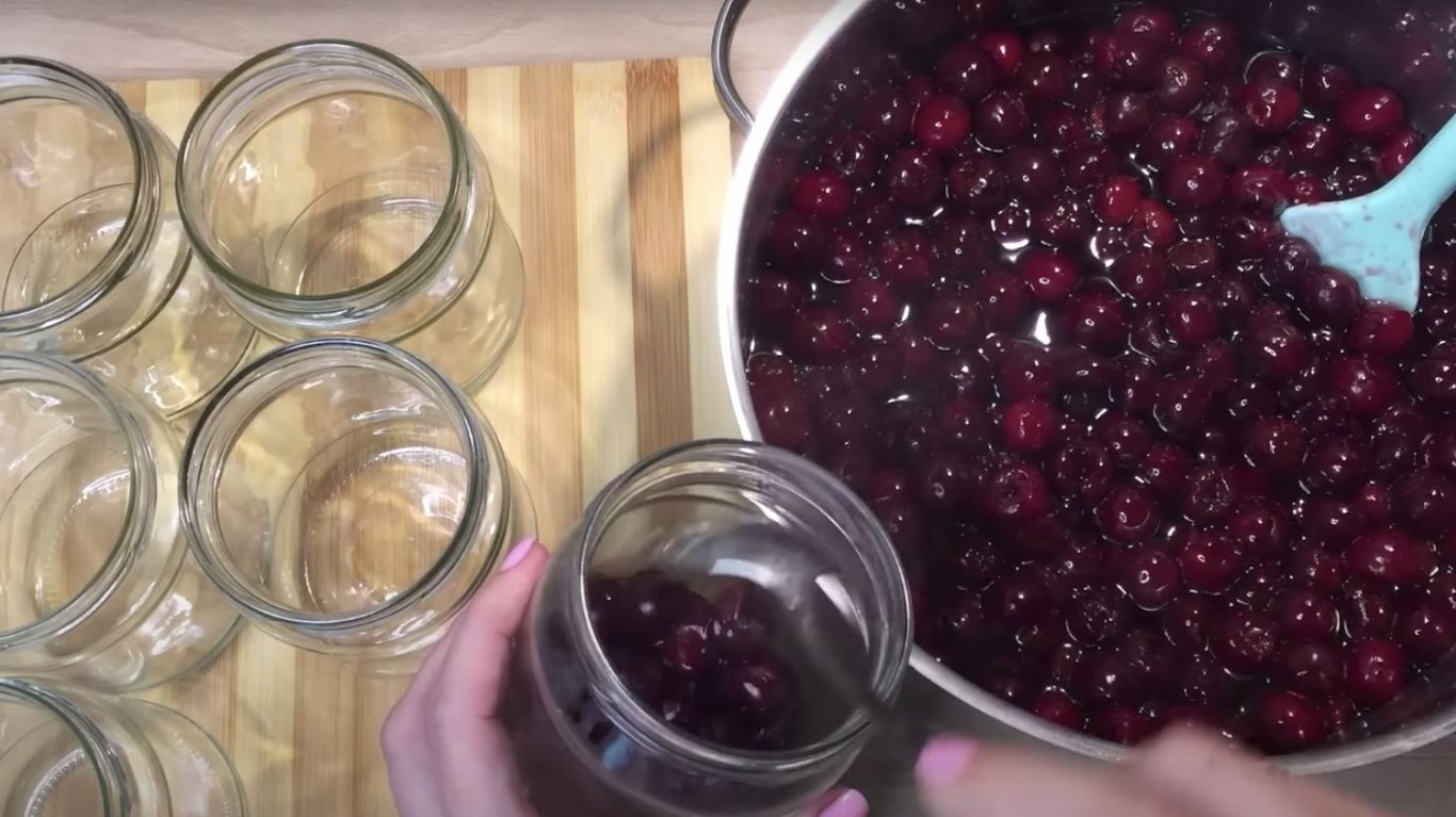 новий рецепт вишень на зиму 