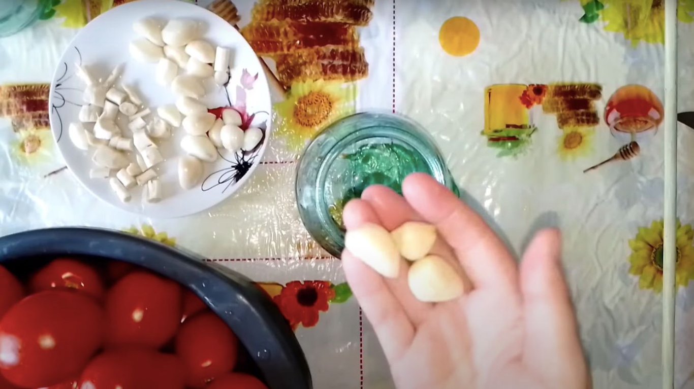 рецепт помидоров на зиму