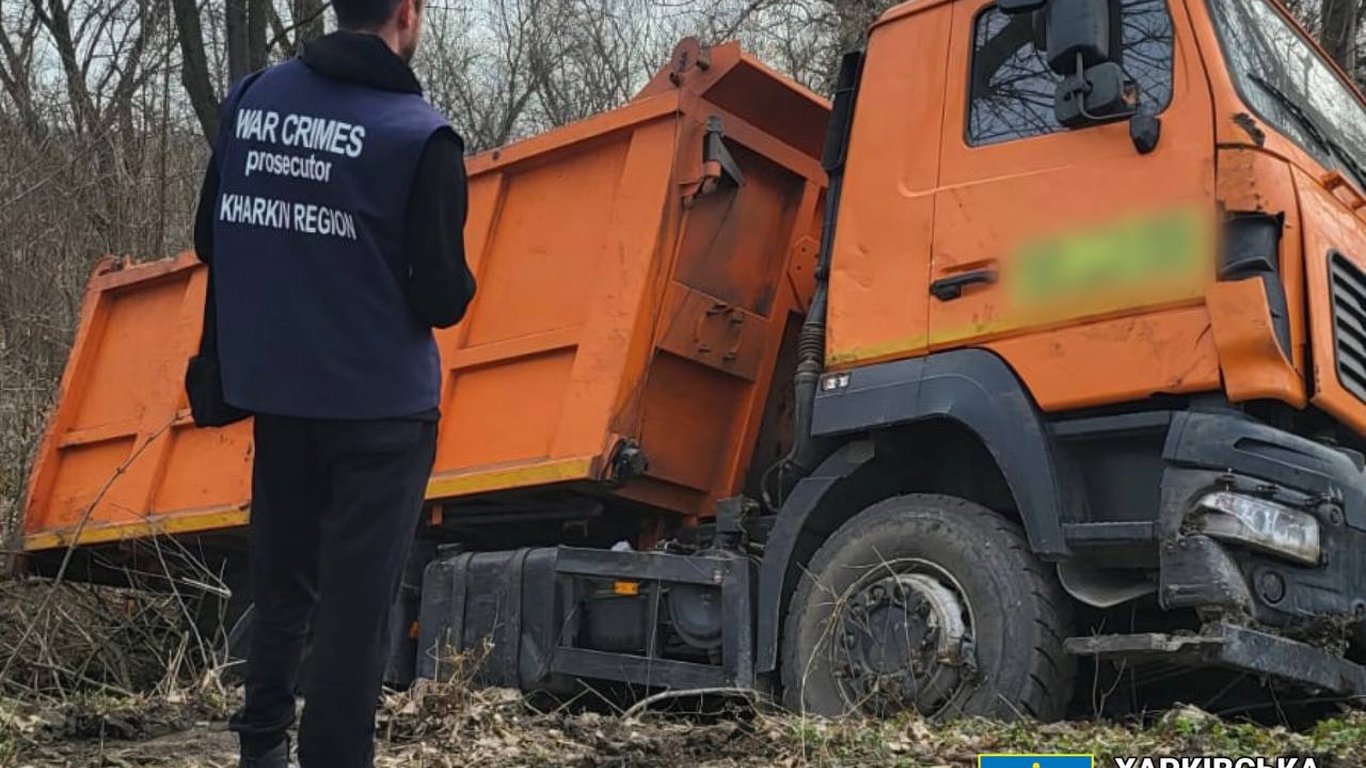 В Харьковской области водитель грузовика взорвался на мини