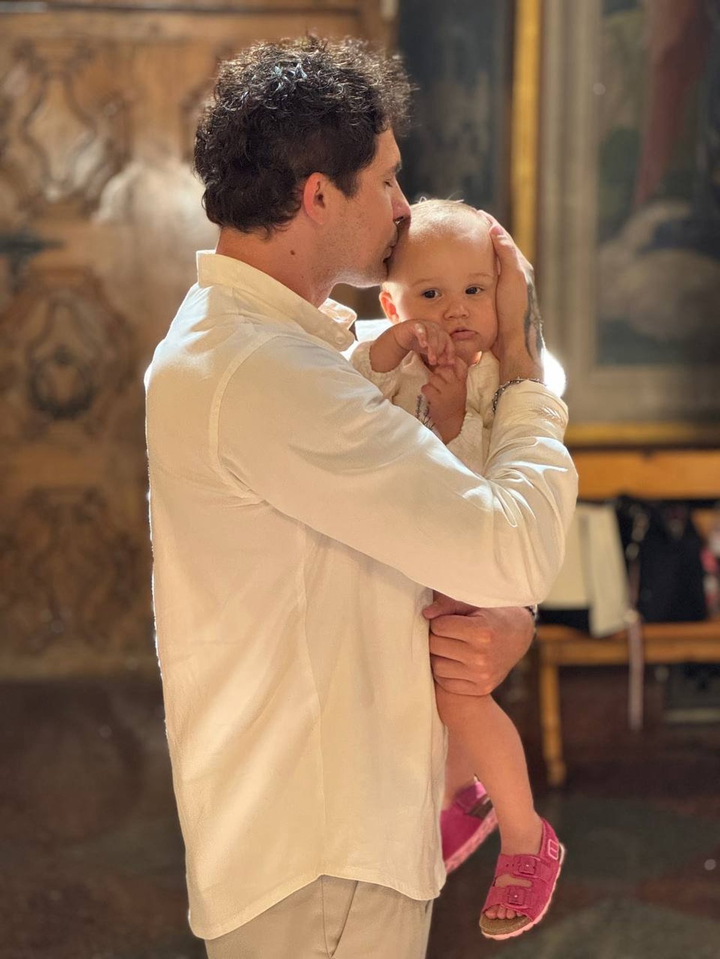 Євген Кот з донькою Лелі - фото