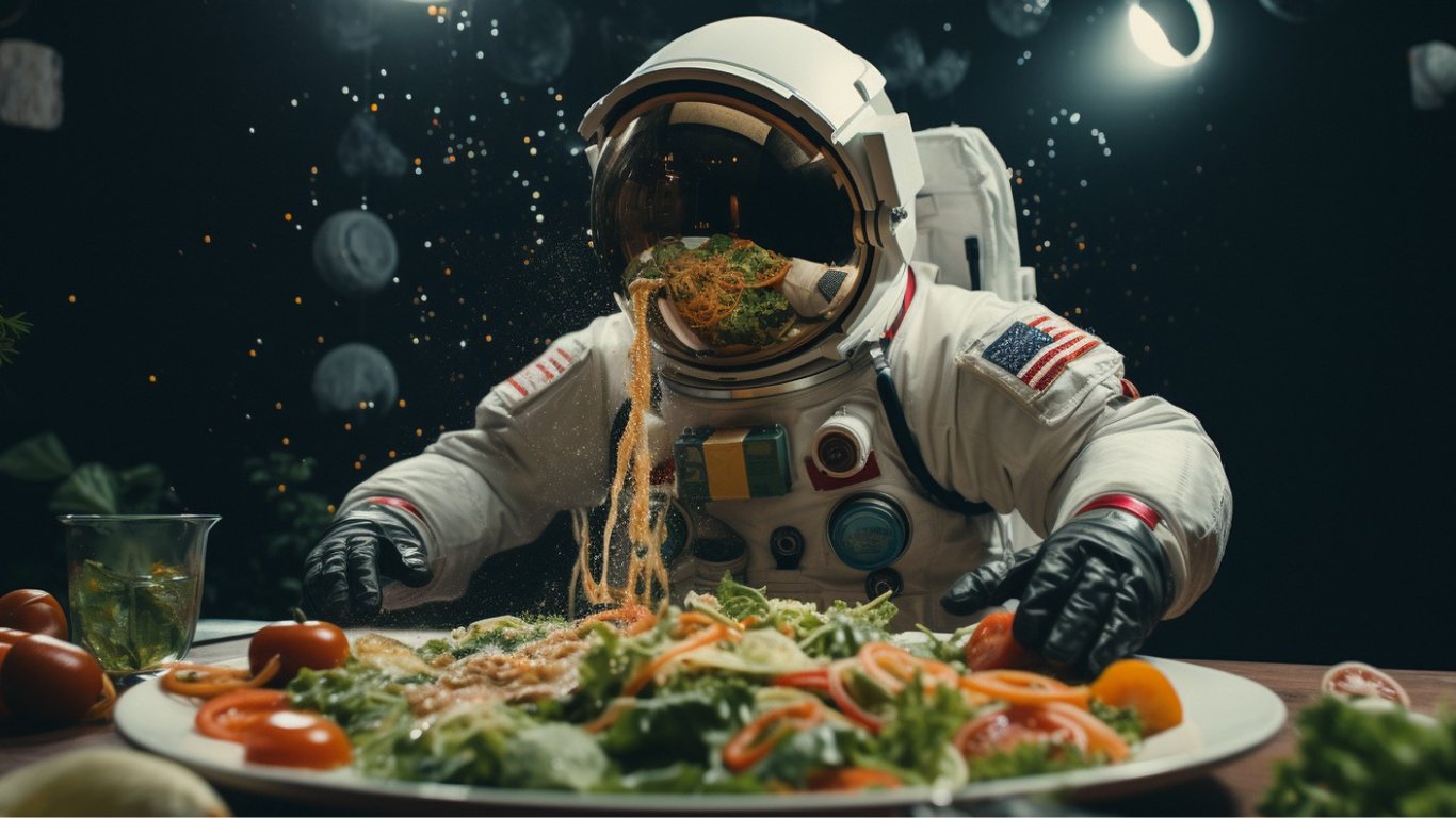Создан особый космический салат для астронавтов — какой он на вкус