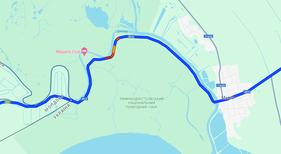 Пробки в направлении Поланки 29 июля
