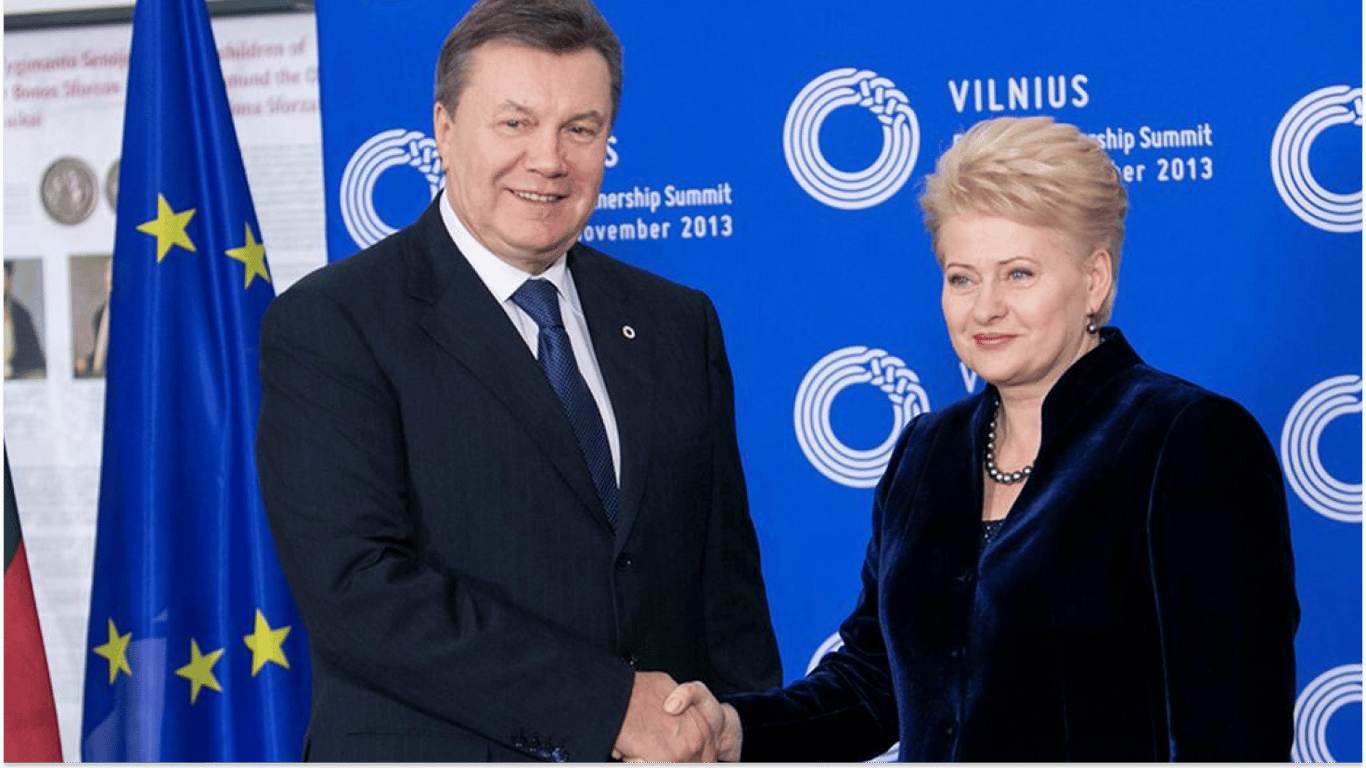 Експрезидентка Литви згадала, як Янукович торгувався за асоціацію з ЄС