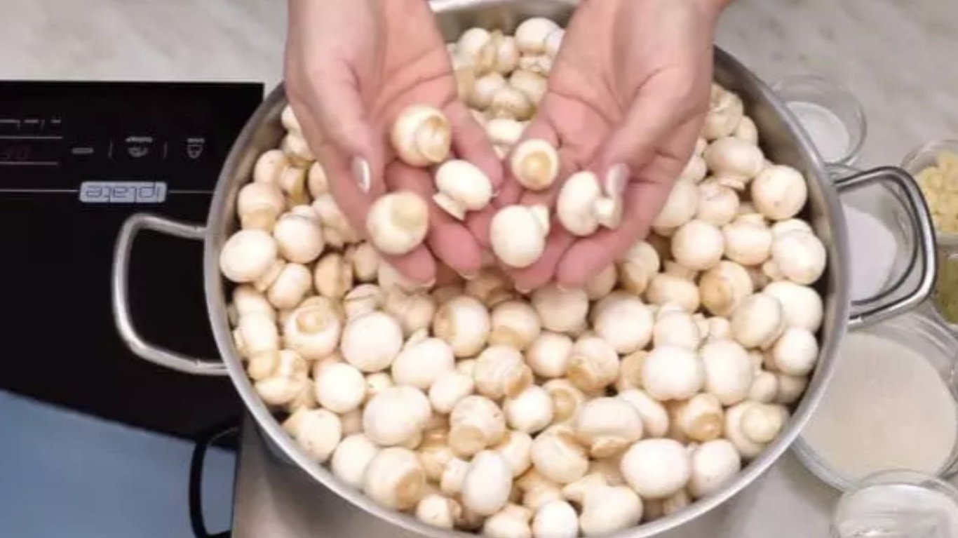 мариновані шампіньйони без стерилізації рецепт