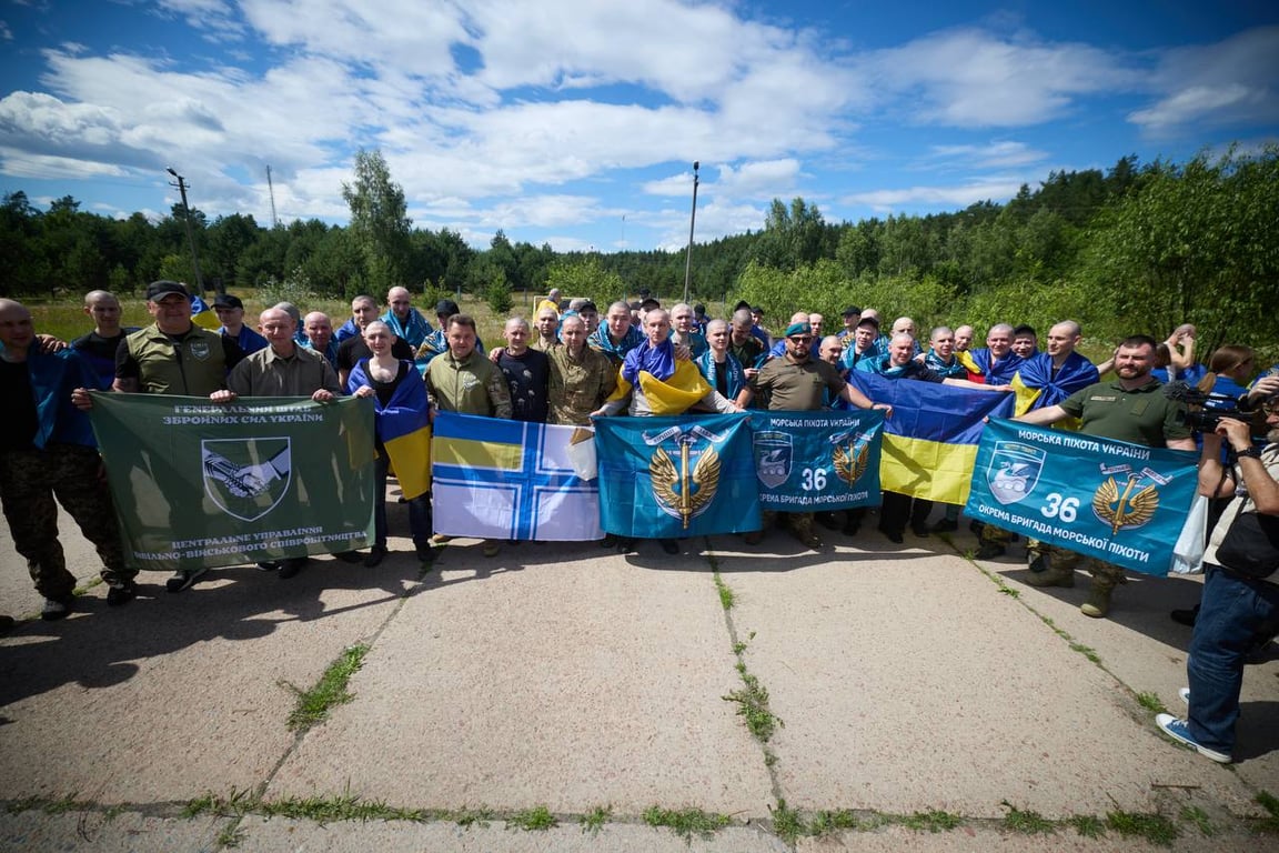 Повернення військовополонених додому 26 червня
