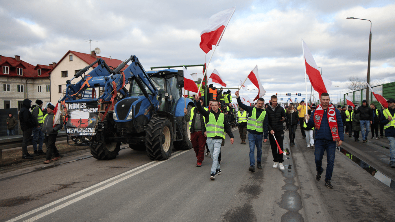 Протесты польских фермеров — аграрии начали масштабную акцию