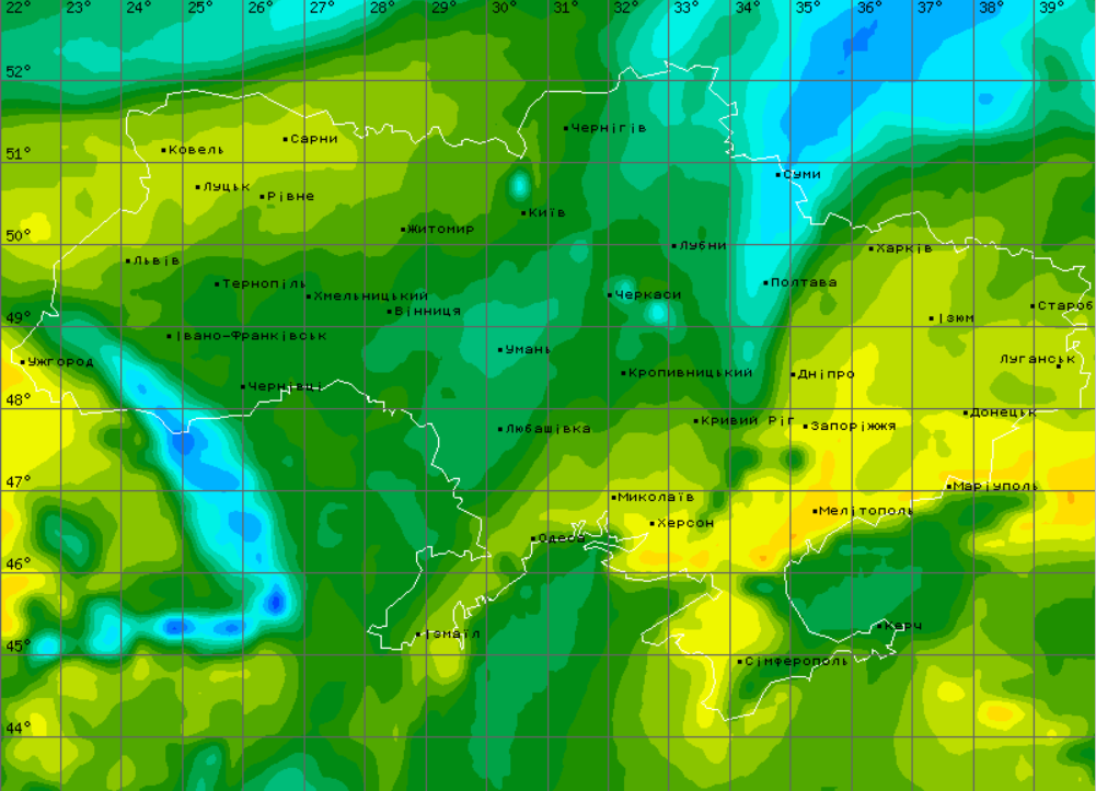 Якою буде погода у Харківській області 20 березня