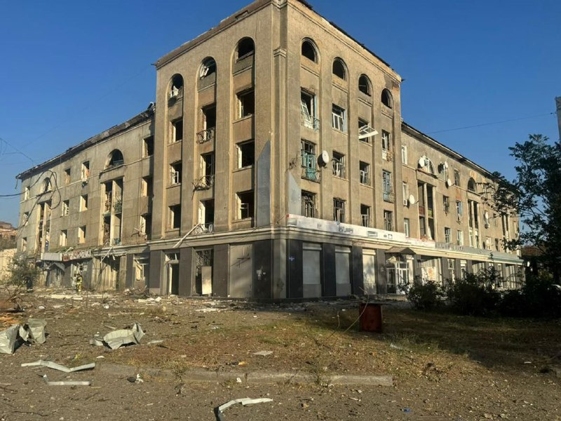 удар по Донецкой области 6 октября