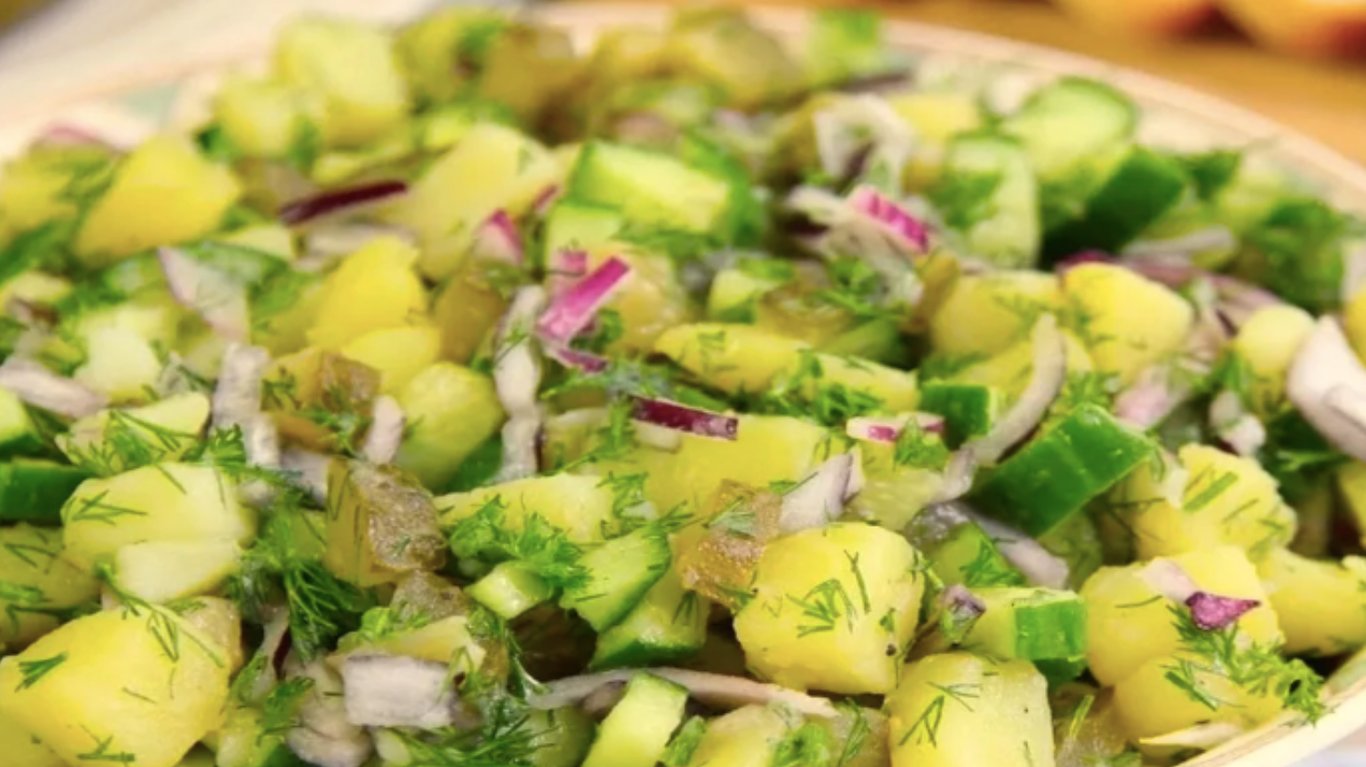 рецепт картопляного салату