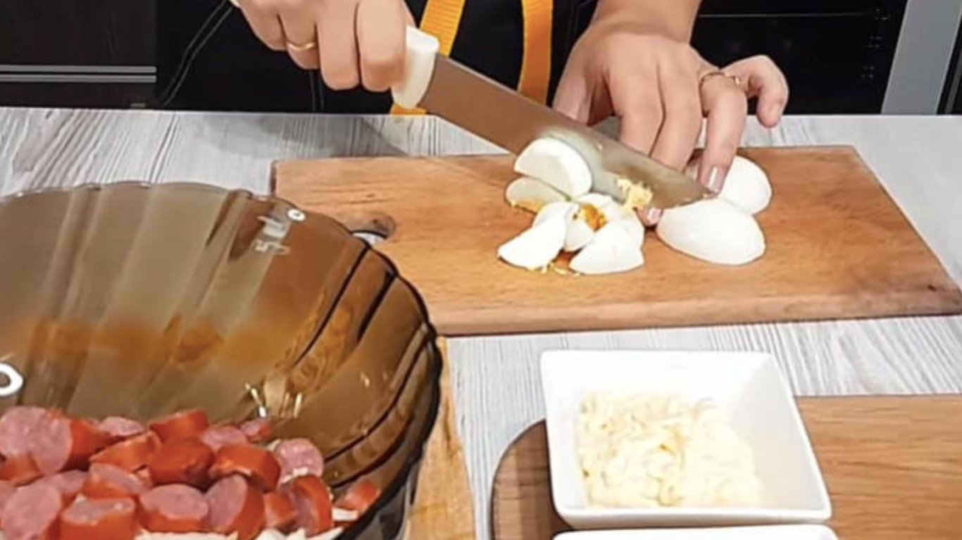 салат з пекінською капустою