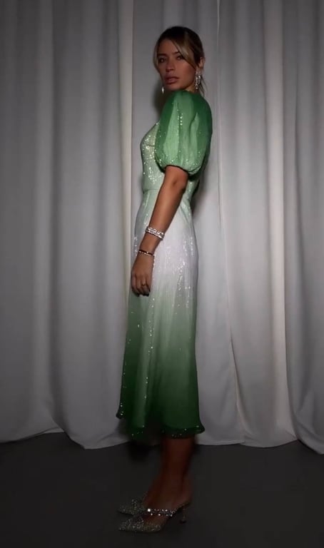 Prom dress in an unusual color