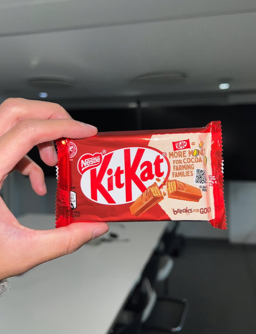 Чи був дифіс між словами KitKat