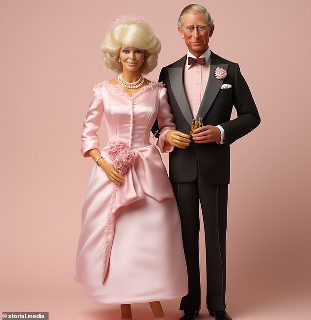 Гламурные Кейт и Меган: члены королевской семьи в мире Барби глазами искусственного интеллекта - фото 5