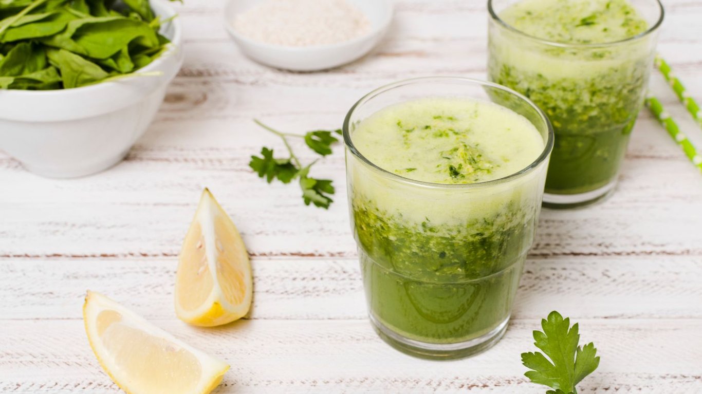 зеленый смузи для работы мозга 