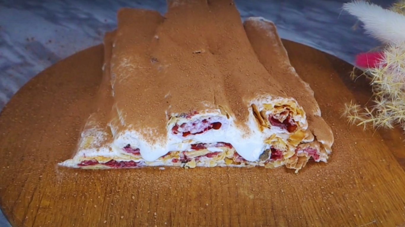 Як приготувати торт з тістом філо — рецепт з відео