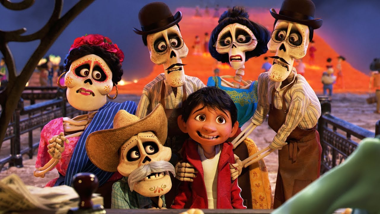 Фрагмент из мультфильма "Коко"