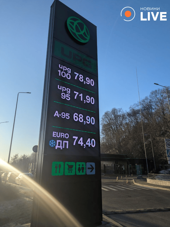 Вартість пального в Києві