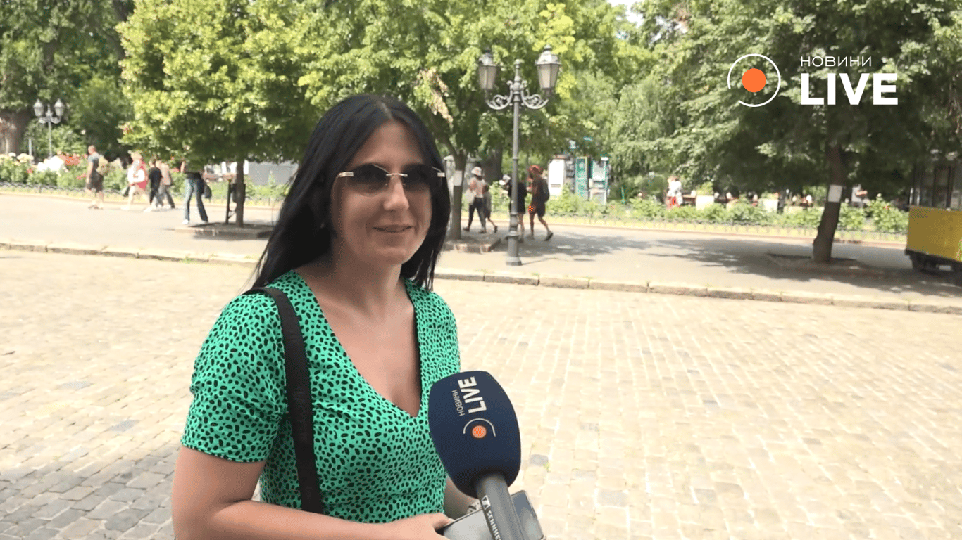 Марина про відсутність укриття в Одесі. Фото: Новини.LIVE