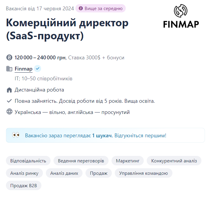 Огляд ринку праці в Україні у червні 2024 року