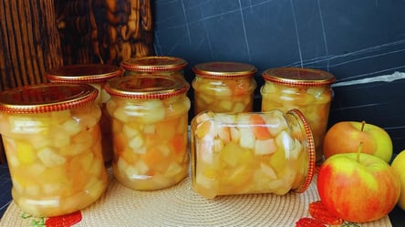 Заготовка яблок на зиму для пирожков — открыл банку и готово - 285x160