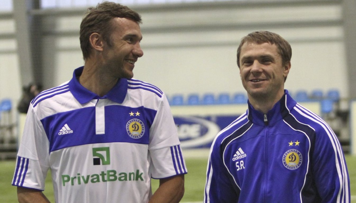 Андрей Шевченко и Сергей Ребров